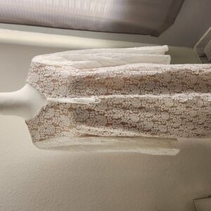 Elegant White Lace Dress